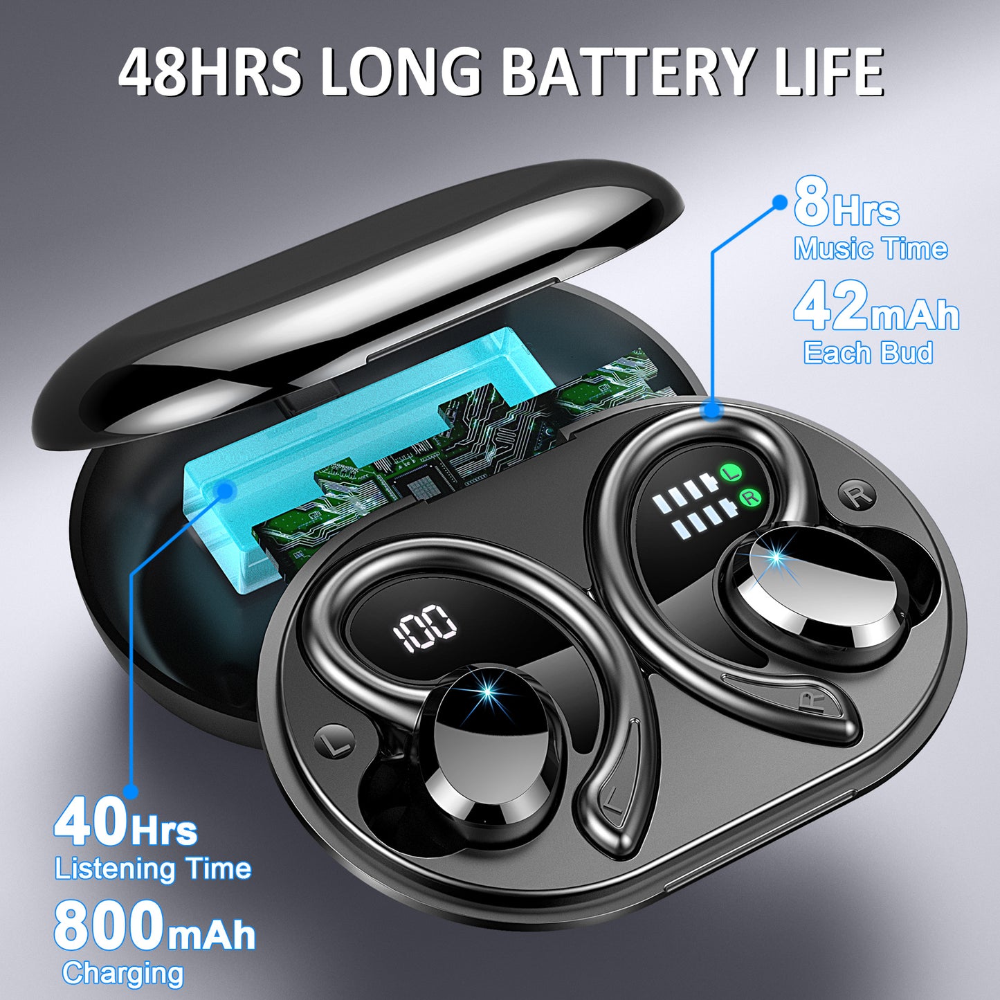 Q38 New Wireless Earbuds For Running Sports