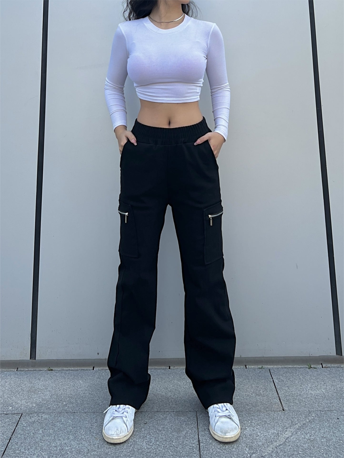 Straight Leg Cargo Pants