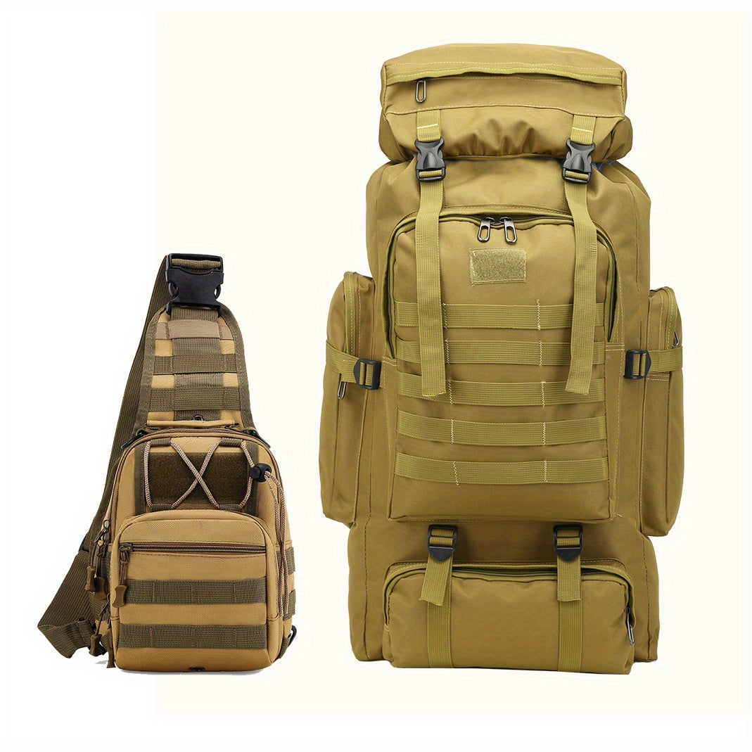 2 large-capacity camouflage backpack