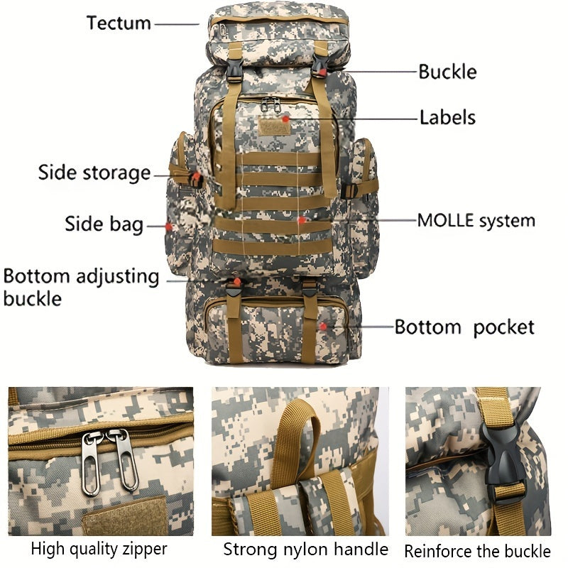 2 large-capacity camouflage backpack