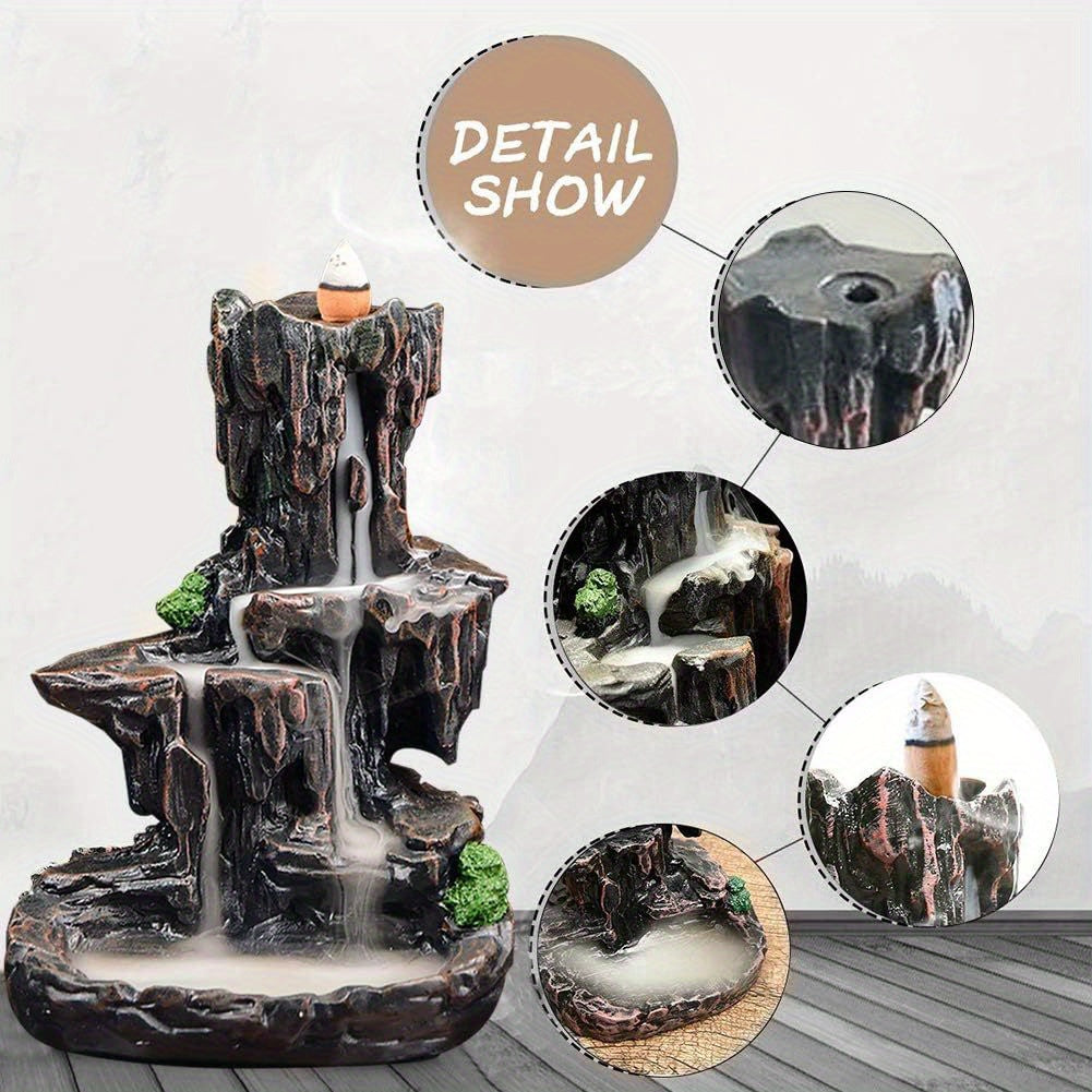 Waterfall Monk Incense Burner