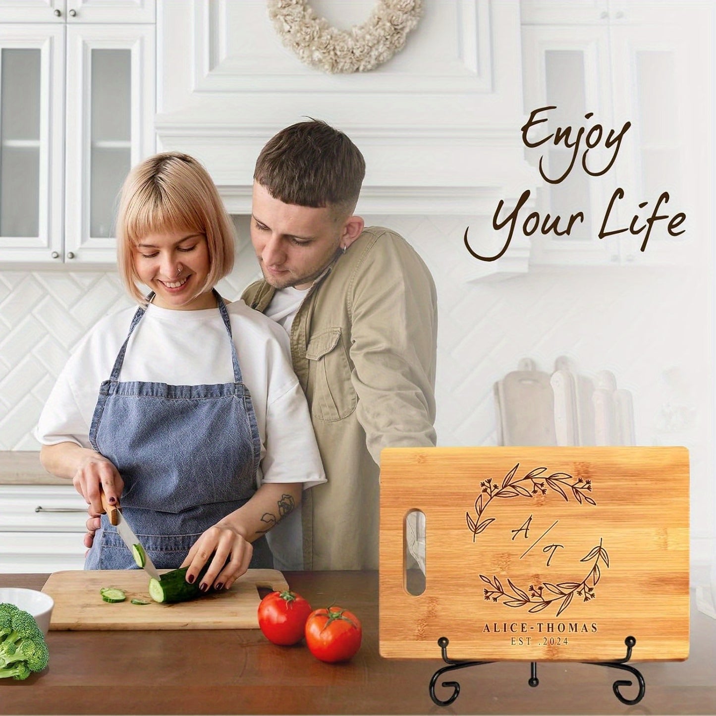 Custom Engraved Bamboo Cutting Board
