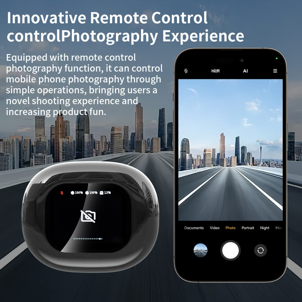Mosyxe ENC Call Noise Reduction Listen Touch Screen Control Earbuds