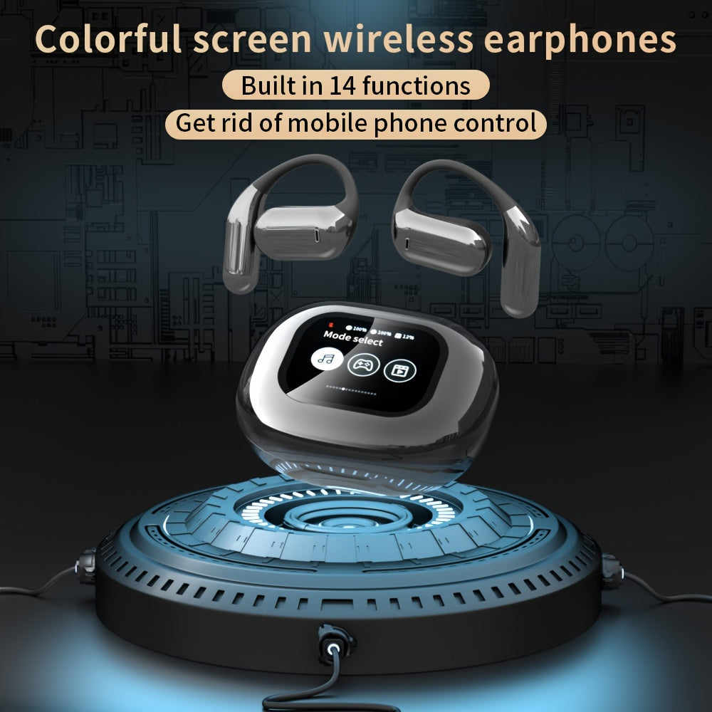 Mosyxe ENC Call Noise Reduction Listen Touch Screen Control Earbuds