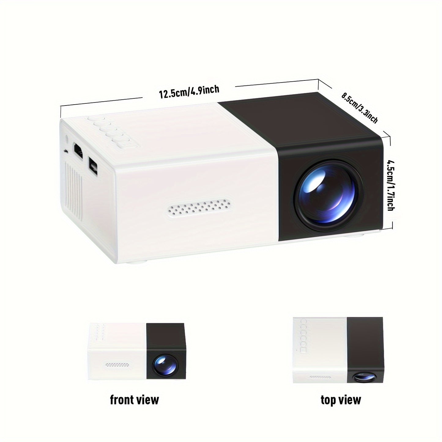 2024 Newest Model Portable Outdoor Projector, Compatible
