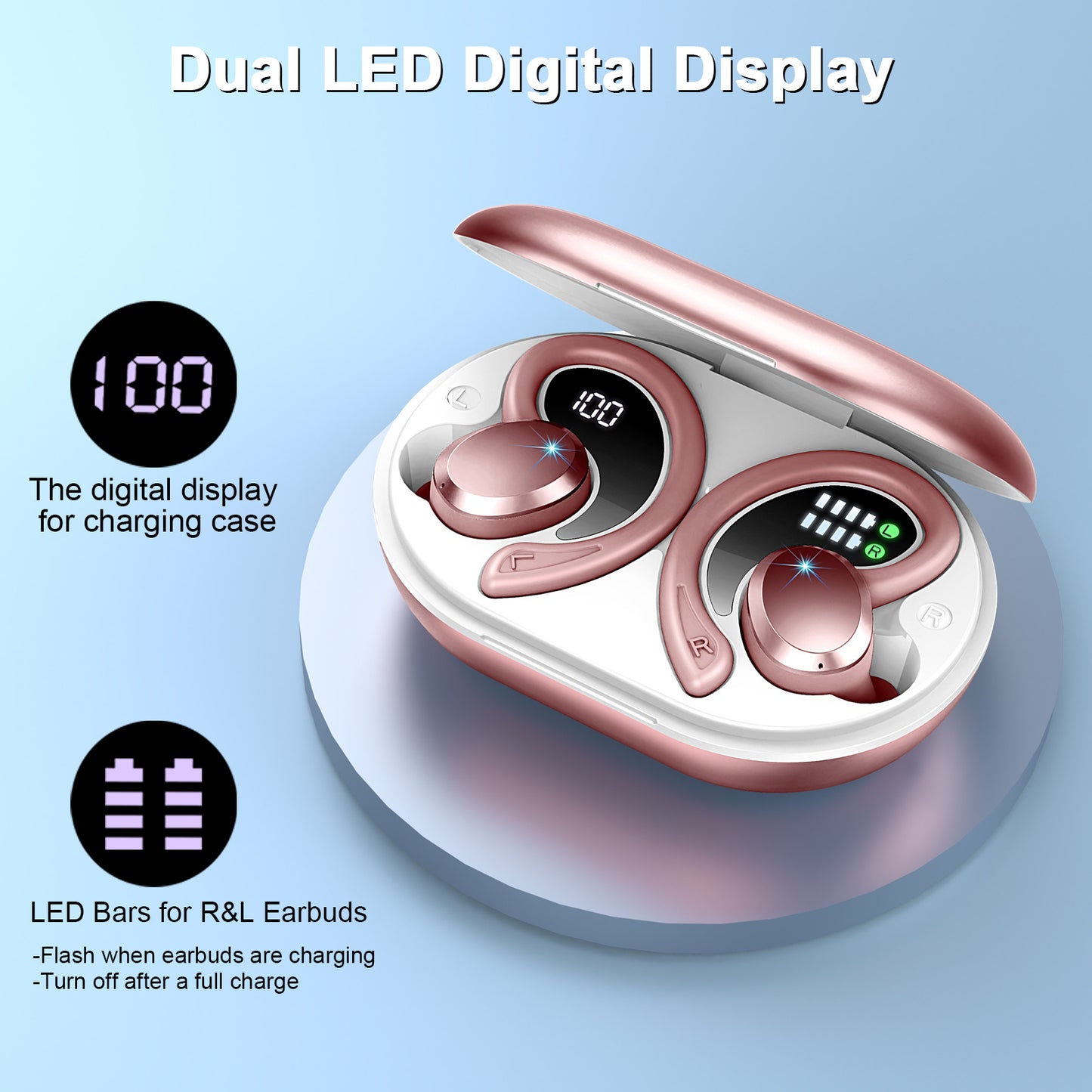 Q38 New Wireless Earbuds For Running Sports