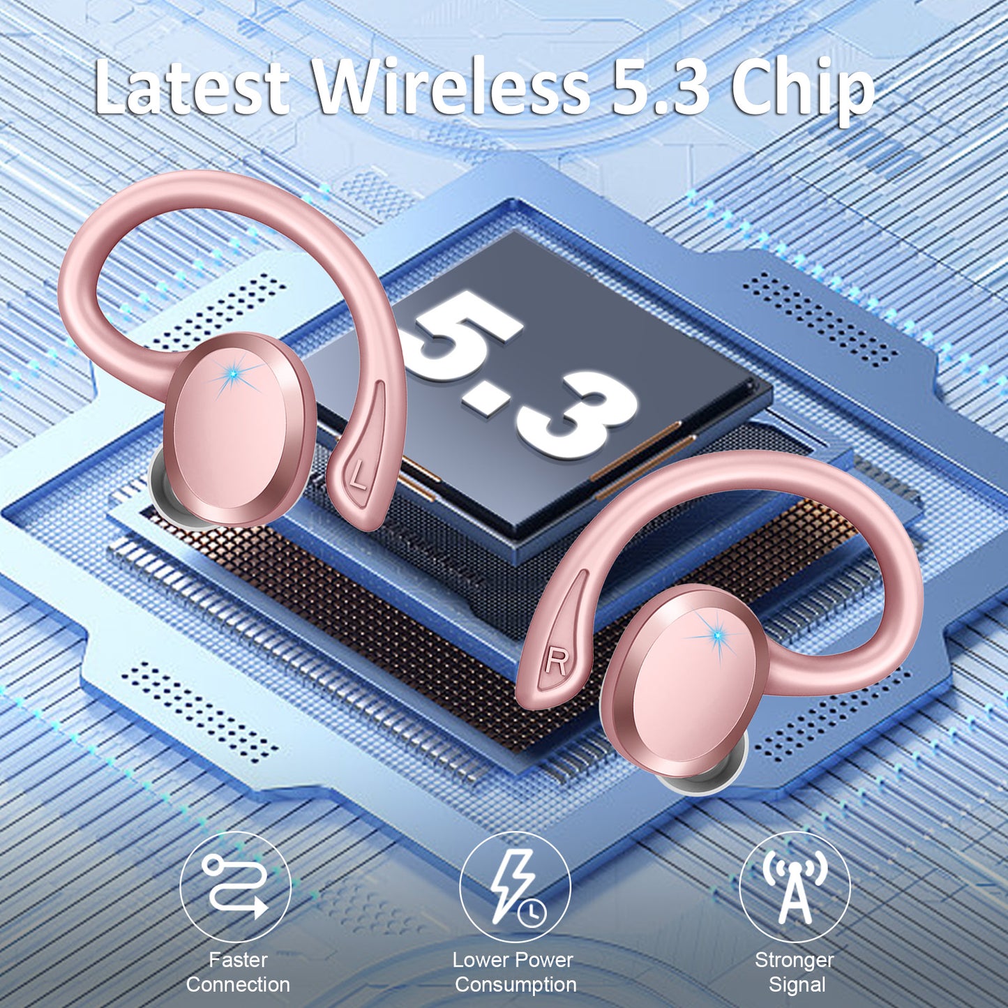 Q38 New Wireless Earbuds For Running Sports