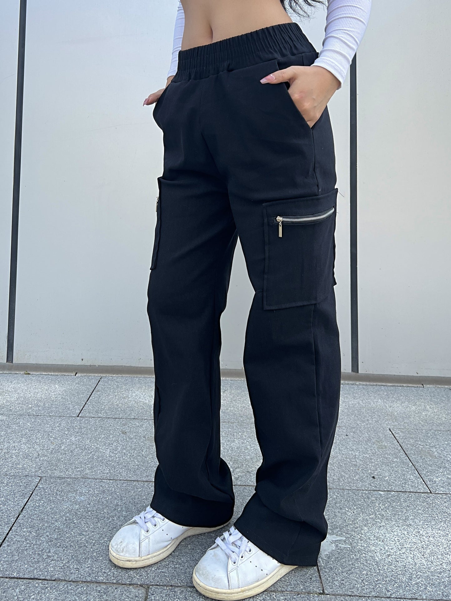 Straight Leg Cargo Pants