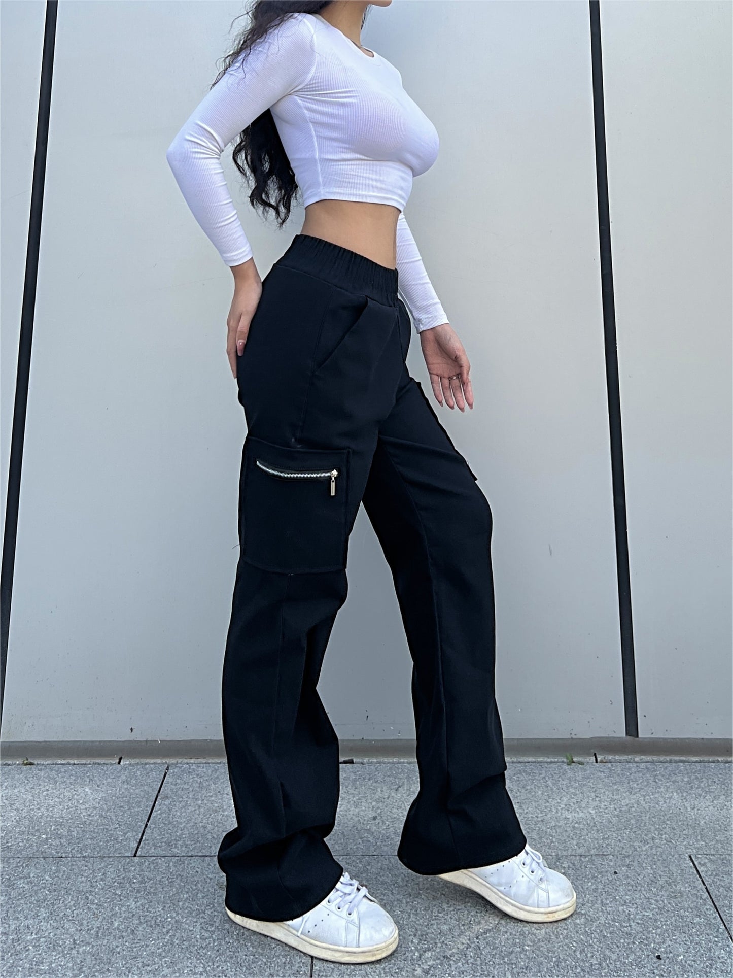 Straight Leg Cargo Pants