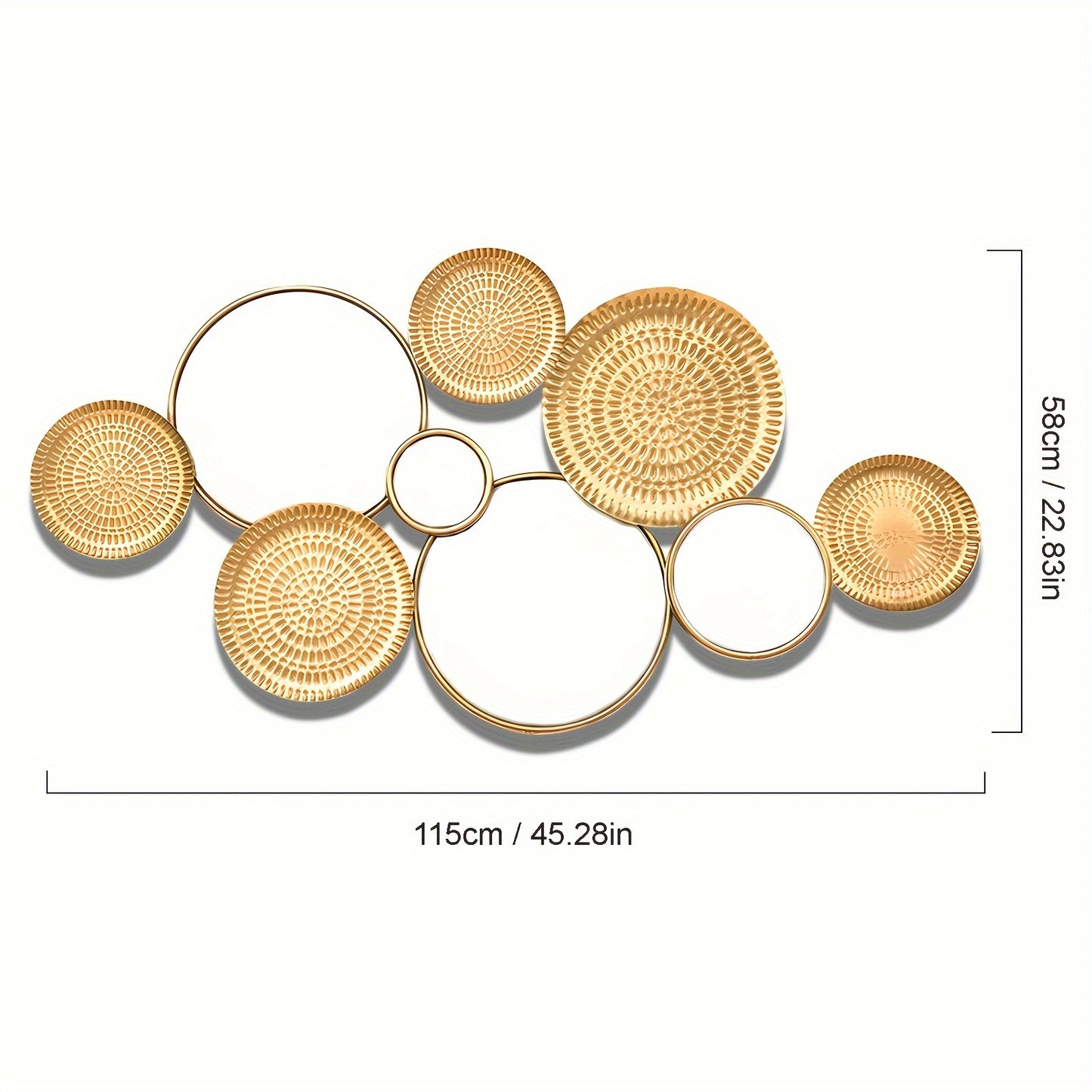 Golden Wall Mirrors Decorative